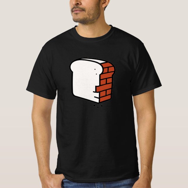 Brick Bread – Minimalist Funny T-shirt Unisex (Front)