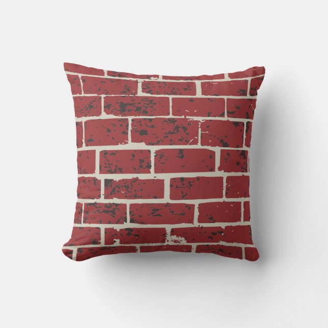 Brick brick tile tile tiled image cushion (Front)