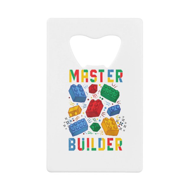 Brick Builder Funny Blocks Building Master Builder (Front)