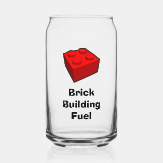 Brick Building Fuel Drinking Glass