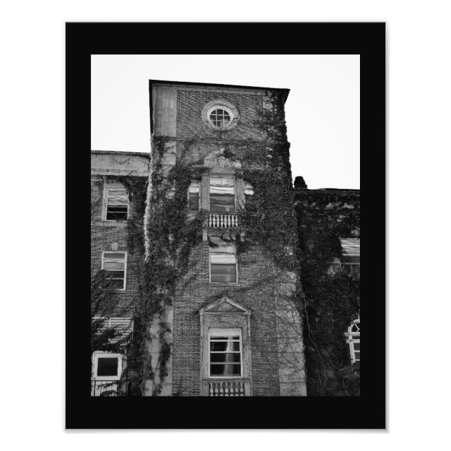 Brick Building Photo Print (Front)
