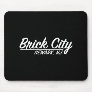 Brick City Newark Nj City New Jersey Hometown Retr Mouse Pad
