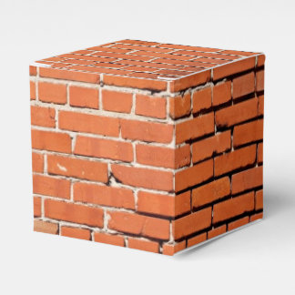 Brick construction favour box