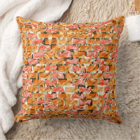 Brick design with bright tones separating them
