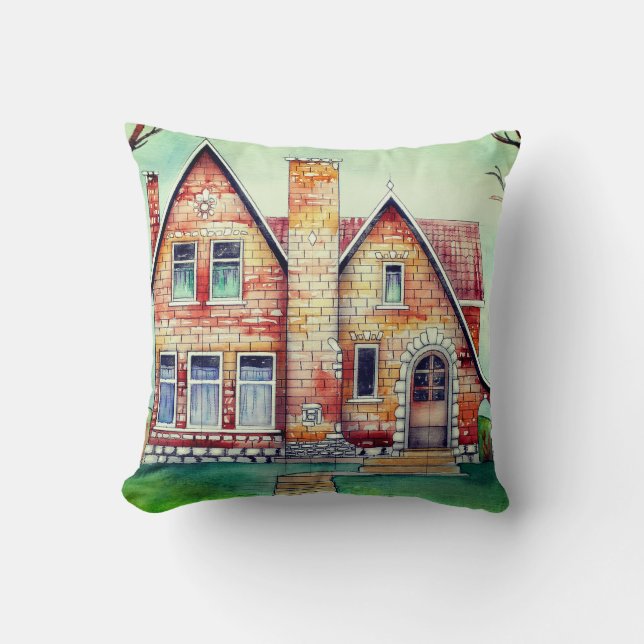 Brick Home Cushion (Front)