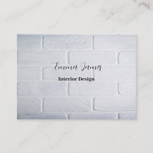 Brick Interior Design Business Card (Front)