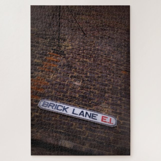 Brick Lane - London Street Sign - 20x30 - 1014 pcs Jigsaw Puzzle (Vertical)