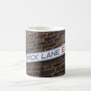 Brick Lane - London - Street Sign - Coffee Mug