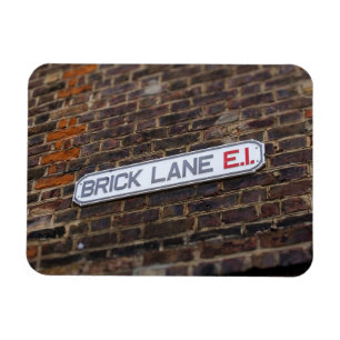 Brick Lane - Street Sign - London - Magnet