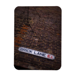Brick Lane - Street Sign - London - Magnet