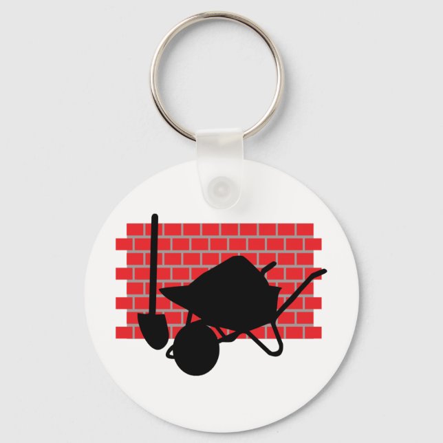 brick layer gear key ring (Front)