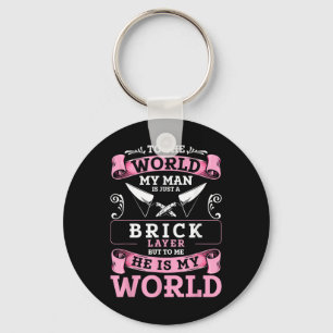 Brick Layer Union Bricklayer Girlfriend Bricklayer Key Ring