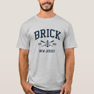 Brick NJ Vintage Navy Crossed Oars & Anchor T-Shirt