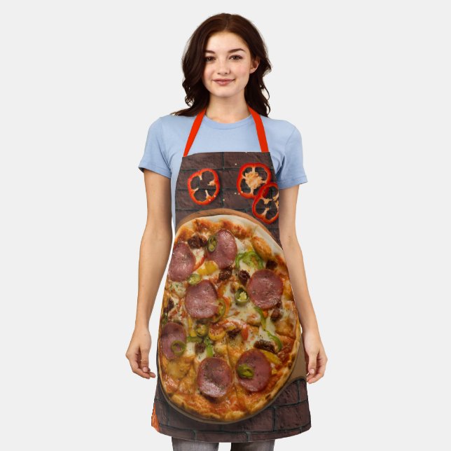 Brick Oven Supreme Pizza Apron (Worn)
