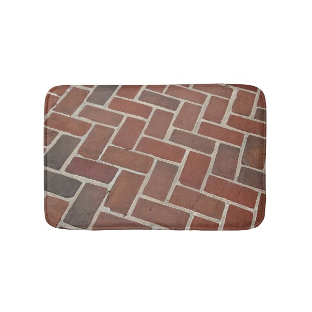 Brick Pattern Bath Mat (Front)