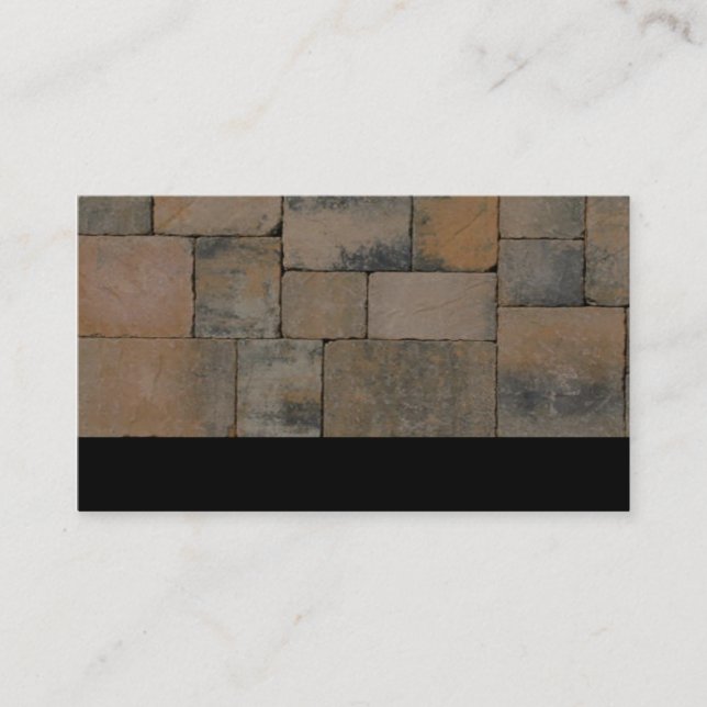 Brick Pavers Business Card (Front)