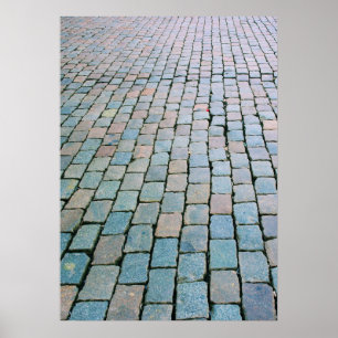 Brick Plaza at The Grand Place - Brussels, Belgium Poster