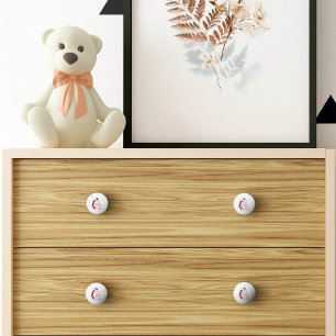 Brick Red I Feel Knitty, Oh So Knitty Ceramic Knob