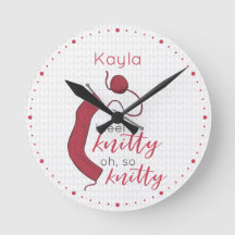 Brick Red I Feel Knitty, Oh So Knitty