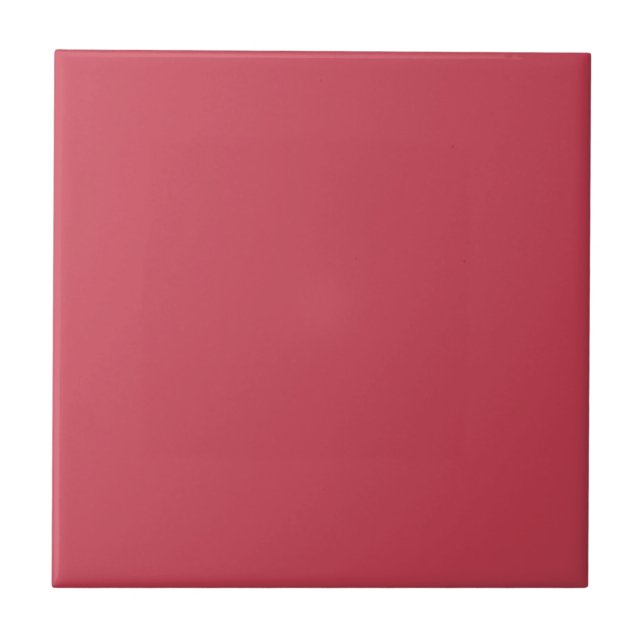 Brick Red Solid Colour | Classic | Elegant Ceramic Tile (Front)