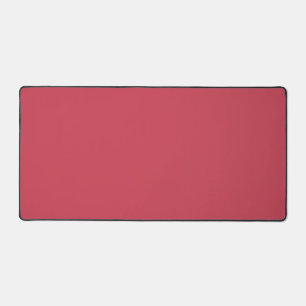 Brick red (solid colour) desk mat