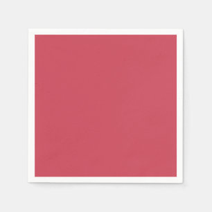 Brick red (solid colour) napkin