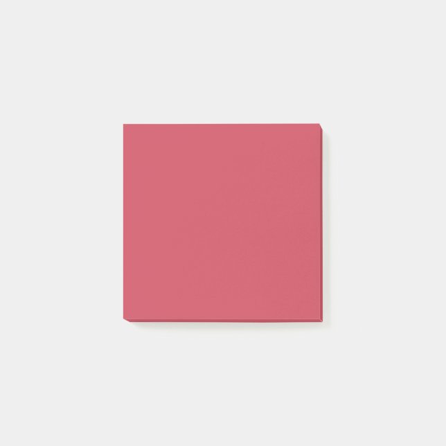 Brick red (solid colour)  post-it notes (Front)