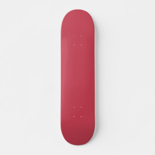 Brick red (solid colour) skateboard