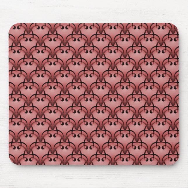 Brick Red Sophisticated Bliss Mousepad (Front)