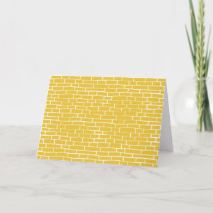 Brick Road — Yellow & transparent Card