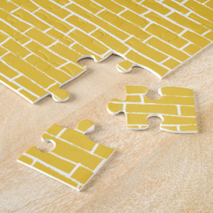 Brick Road - Yellow & transparent Jigsaw Puzzle