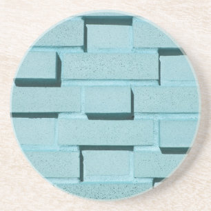 Brick, Rock, Stone Series---Aqua Brick Coaster