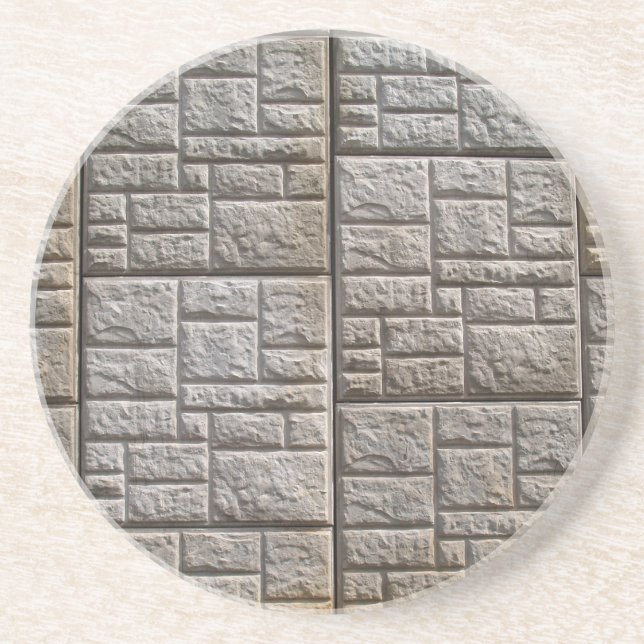 Brick, Rock, Stone Series--Concrete Patterned Wall Coaster (Front)