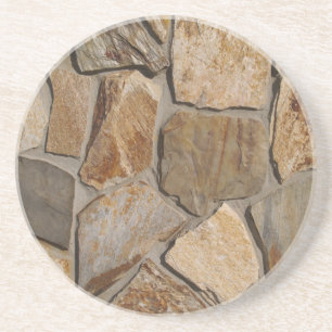 Brick, Rock, Stone Series---Flat Stone Coaster