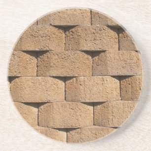 Brick, Rock, Stone Series---Tan Stone Coaster