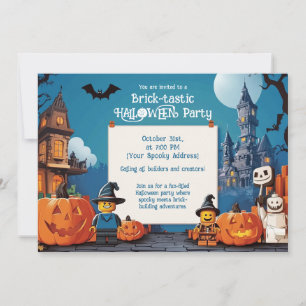 Brick-tastic  HALLOWEEN Party Invitation