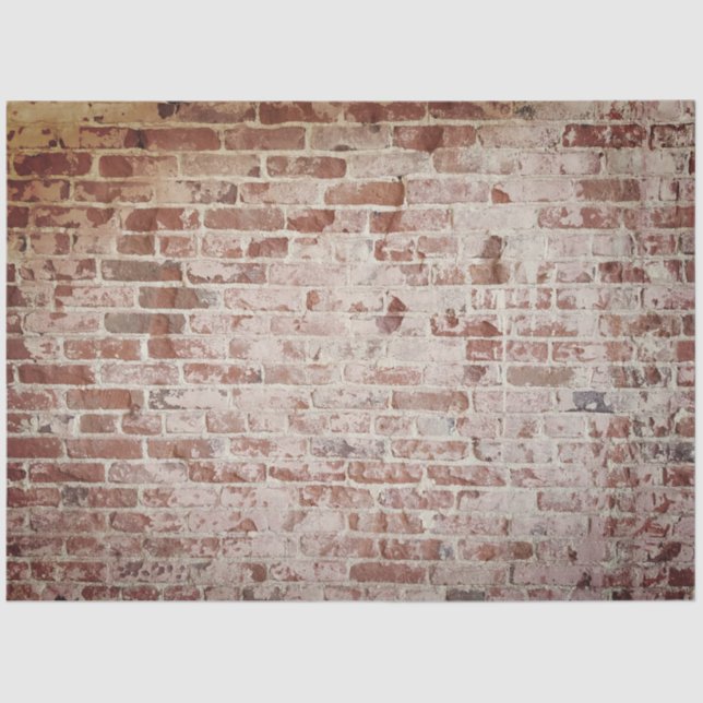 Brick Texture Decoupage Tissue Tissue Paper (Front)