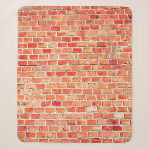 Brick wall background or texturebrick, design, int sherpa blanket