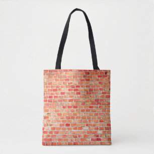 Brick wall background or texturebrick, design, int tote bag