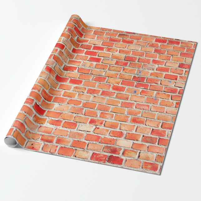 Brick wall background or texturebrick, design, int wrapping paper (Unrolled)