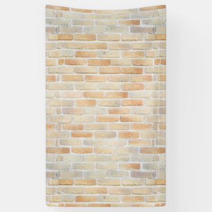 Brick wall banner
