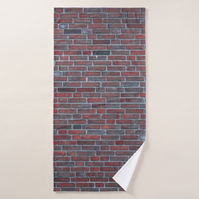 Brick wall bath towel (Bath Towel)