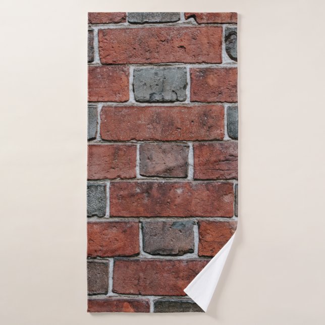 Brick wall bath towel (Bath Towel)