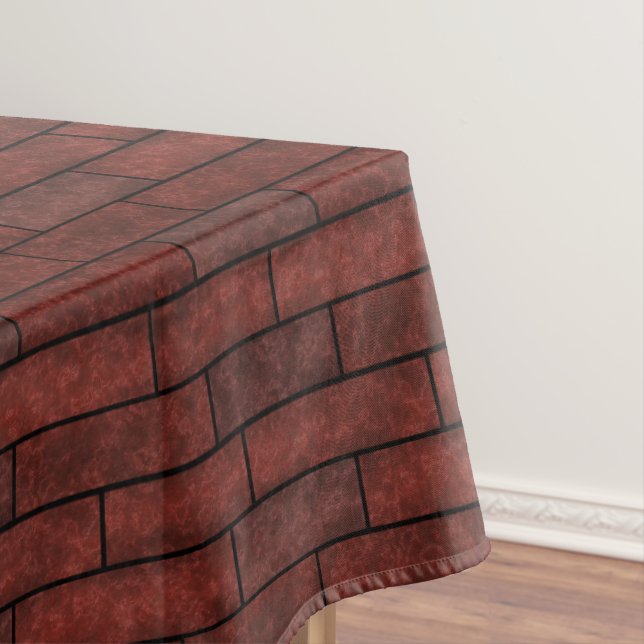 Brick wall , brick tablecloth (In Situ)