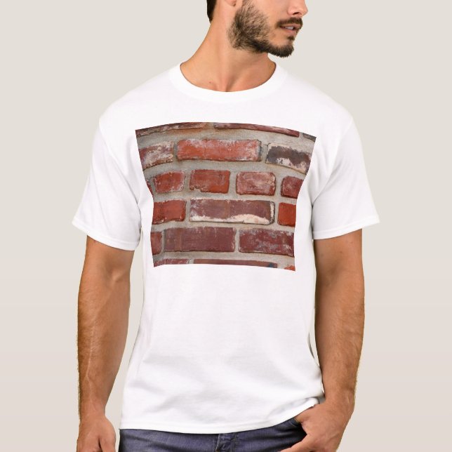 Brick wall brick texture customise the words T-Shirt (Front)