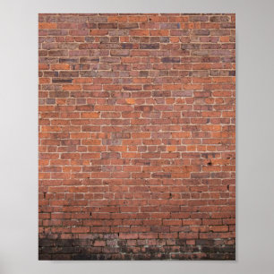 Brick Wall building Poster