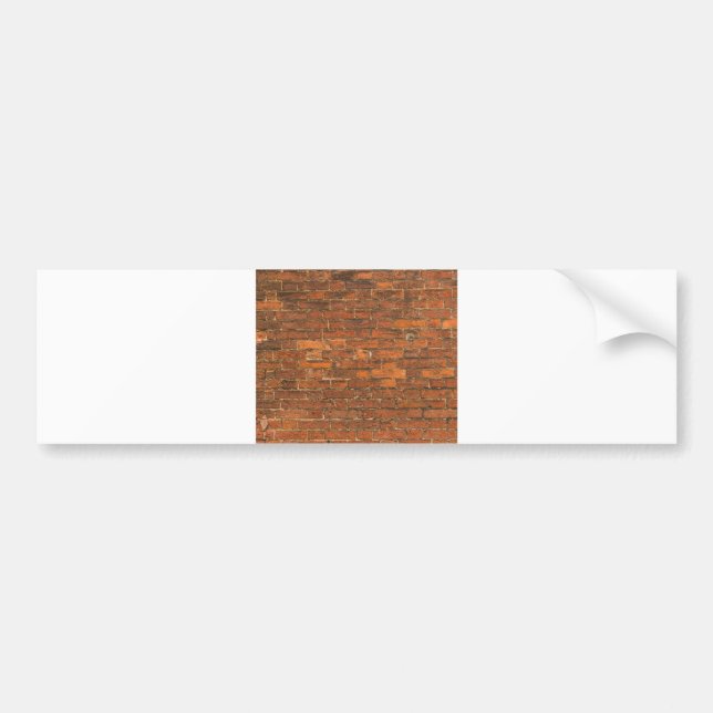 Brick Wall Bumper Sticker (Front)