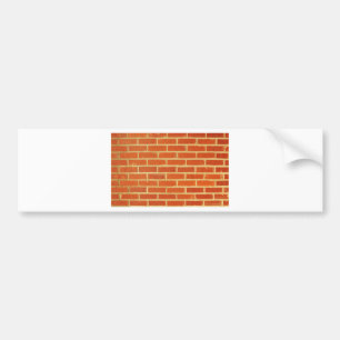 Brick wall bumper sticker
