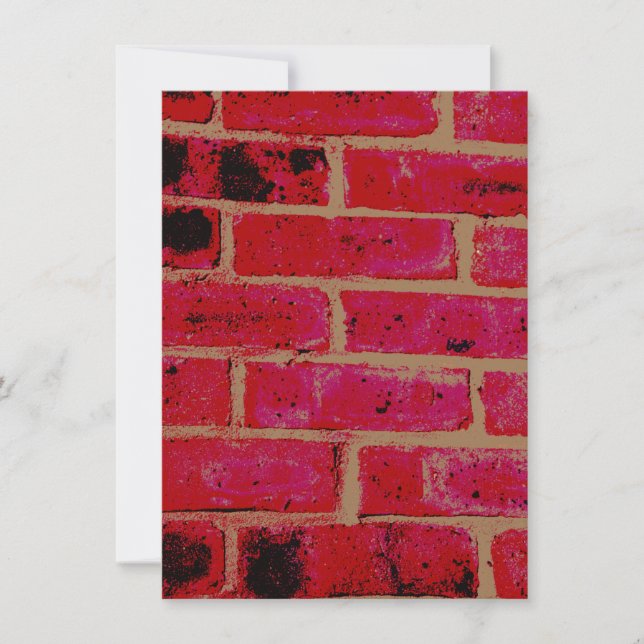 Brick wall card (Front)