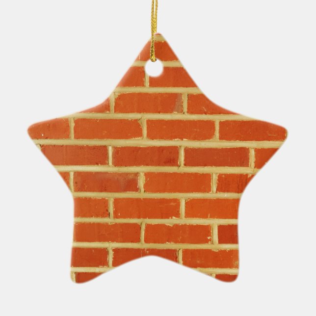 Brick wall ceramic tree decoration (Front)